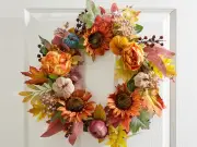 Dunelm's £24 Pumpkin Sunflower Wreath Wins Rave Reviews