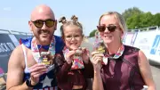 Girl, 5, with cerebral palsy completes triathlon after major surgery