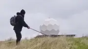 Hameldon Hill's 'golf ball' is a Met Office weather radar station