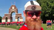 Hinckley Fundraiser Cycles Penny Farthing 200 Miles for Veterans