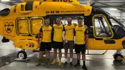 Hospital worker's 44-mile air ambulance fundraiser tops £4,000