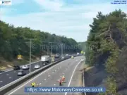 M5 blaze near Birmingham shuts motorway as firefighters battle serious fire