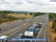 M5 crash causes 45-minute delays after multi-vehicle collision