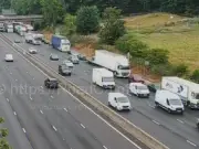 M6 J15 closed after serious crash involving three lorries and car