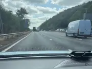 M6 middle lane hogger caught eating whole lettuce by police