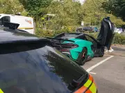 McLaren owner stopped by police over number plates and tyres