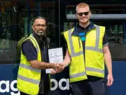 Midland bus driver hailed as hero for saving man's life