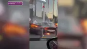 New video shows petrol bomb attack on Birmingham wedding supercars