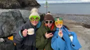 Pembrokeshire Woman Raises £2,000 with 12 Winter Sea Dips for Wales Air Ambulance