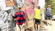 Peterborough Residents Clean Up Graffiti on Community Pathway
