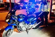 Rider arrested after cloned bike stopped and knife found