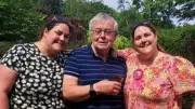 Sisters walk through night in memory of dad for Treetops Hospice