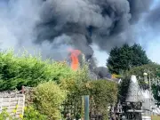 Six Staffordshire firefighters in hospital after major fires