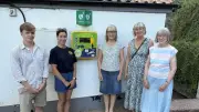 Somerset Community Group Installs Third Defibrillator to Boost Cardiac Safety