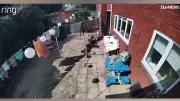 Stourbridge family flees wildfire captured on doorbell camera
