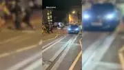 Teenager brandishes machete on Broad Street in terrifying chase