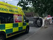 Teenager Hospitalised After Car Overturns in Bilston Crash