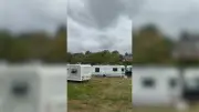 Travellers camp in Northfield as residents fear fire risk