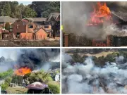 West Midlands fires: Major incident declared as 11 blazes hit hottest day