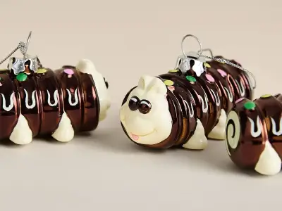 M&S Colin Caterpillar baubles drop to 90p each in clever deal