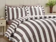 Dunelm's £24 no-iron duvet cover now in chocolate and plum shades