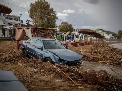 Deadly Rhodes floods: State of emergency as man dies