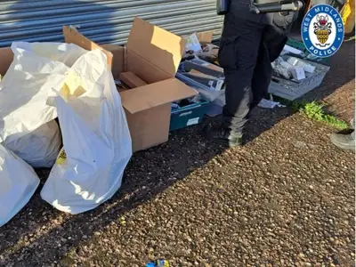 Man arrested in Walsall over illegal online knife sales