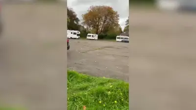 Travellers return to Beaufort Park as promised barriers still not installed