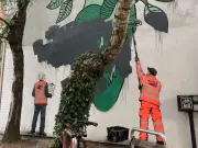 Genius 'Network Fail' mural mocks Network Rail's Digbeth demolition plan