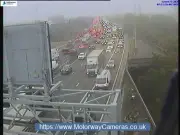 M6 lorry fire causes gridlock and long delays near Birmingham