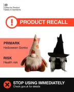 Primark recalls Halloween gonks over asbestos contamination risk